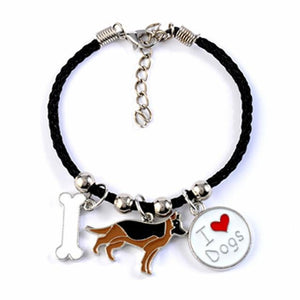 I Love Dogs Bracelet