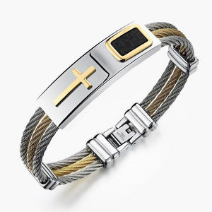 Premium Stainless Cross Bracelet