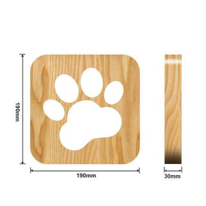 Animal Paw Print Night Light